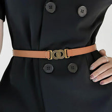 Load image into Gallery viewer, Alloy Buckle PU Leather Belt