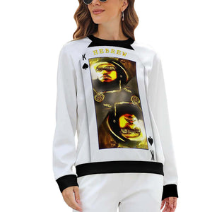 KTJ Straight Outta Tennessee 01 Ladies Designer Raglan Round Neck Sweatshirt