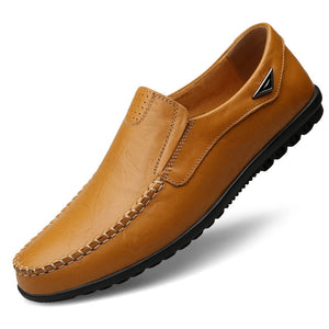 Men's Genuine Leather Slip On Shoes