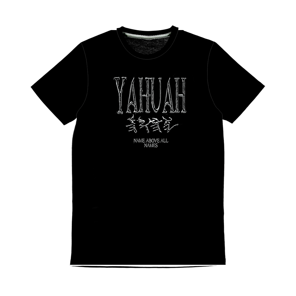 Yahuah-Name Above All Names 01-01 Designer Vanilla Classic Unisex Sublimation Panel T-shirt
