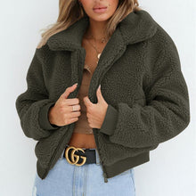 Load image into Gallery viewer, Fluffy Faux Fur Teddy Coat