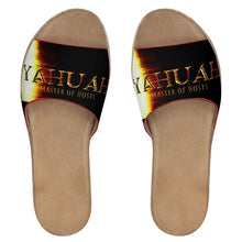 Load image into Gallery viewer, Yahuah-Master of Hosts 01-03 Ladies Leather Sliders