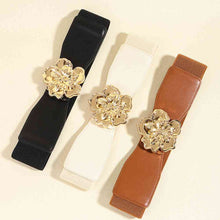 Load image into Gallery viewer, Flower Alloy Buckle Elastic Belt