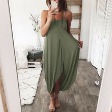 Load image into Gallery viewer, Airy Asymmetrical Sleeveless Maxi Dress