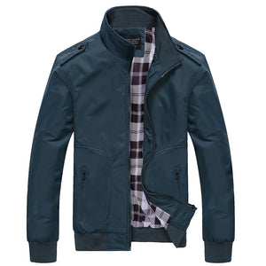 Slim Fit Stand Collar Casual Jacket (5 colors)