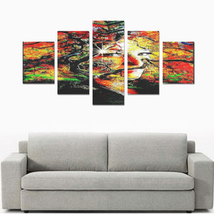 Autumn Candy Canvas Wall Art Prints (No Frame) 5 Pieces/Set B