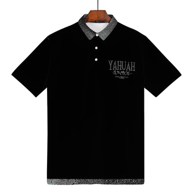 Yahuah-Name Above All Names 01-01 Men's Designer Polo Shirt