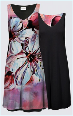 Floral Embosses: Pictorial Cherry Blossoms 01-01 Designer Kate Dress