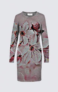 Floral Embosses: Pictorial Cherry Blossoms 01-03 Designer Sophia Dress