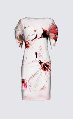 Floral Embosses: Pictorial Cherry Blossoms 01-02 Designer Michelle Dress II