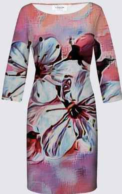 Floral Embosses: Pictorial Cherry Blossoms 01-01 Designer Jeanne Dress