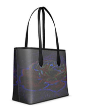 Load image into Gallery viewer, Floral Embosses: Roses 01-01 Designer Narrow Leather Shopper Bag
