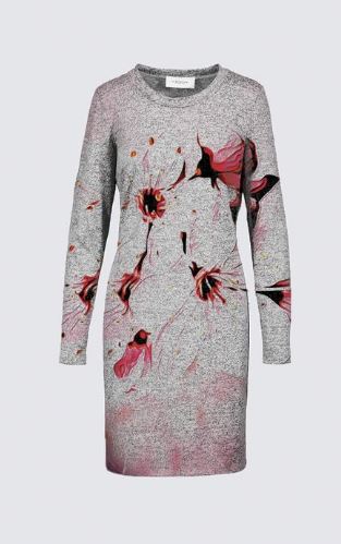Floral Embosses: Pictorial Cherry Blossoms 01-02 Designer Sophia Dress