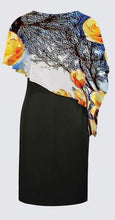 Load image into Gallery viewer, Floral Embosses: Tulip Daydream 01 Designer Joni Cape Dress