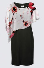 Load image into Gallery viewer, Floral Embosses: Pictorial Cherry Blossoms 01-02 Designer Joni Cape Dress