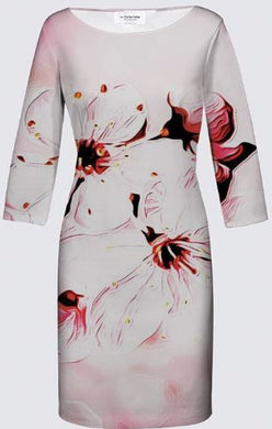 Floral Embosses: Pictorial Cherry Blossoms 01-02 Designer Jeanne Dress