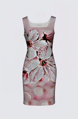 Floral Embosses: Pictorial Cherry Blossoms 01-03 Designer Amanda Dress II