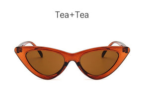 Vintage Retro Triangular Cat Eye Sunglasses