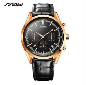 SINOBI Golden 007 Series Wrist Watch for Men