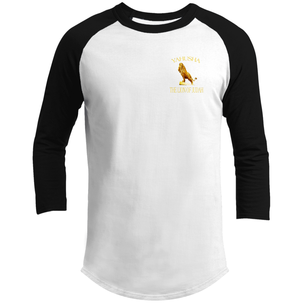 Yahusha-The Lion of Judah 01 Men's Designer 3/4 Raglan Sleeve T-shirt (5 Colors)