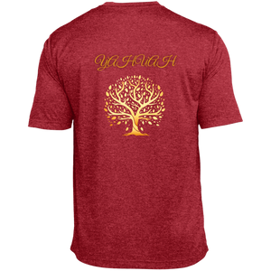 Yahuah-Tree of Life 01 Men's Designer Heather Performance T-shirt (5 Colors)