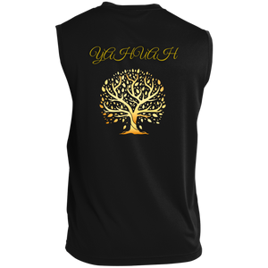 Yahuah-Tree of Life 01 Men’s Designer Sleeveless Performance T-shirt