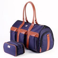 Load image into Gallery viewer, Folding Waterproof Leather Duffel Bag with Shoe Pocket