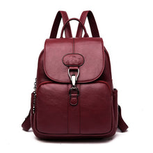 Load image into Gallery viewer, Multifunction Leather Backpack for Women