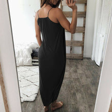 Load image into Gallery viewer, Airy Asymmetrical Sleeveless Maxi Dress