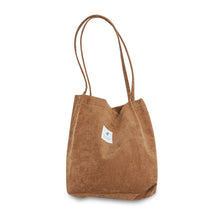 Load image into Gallery viewer, High Capacity Corduroy Tote