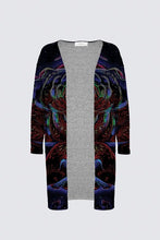 Load image into Gallery viewer, Floral Embosses: Roses 01-01 Designer Plus Size Nikki Duster Cardigan
