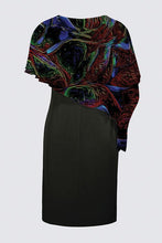 Load image into Gallery viewer, Floral Embosses: Roses 01-01 Designer Joni Cape Dress