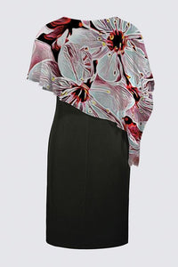 Floral Embosses: Pictorial Cherry Blossoms 01-03 Designer Joni Cape Dress