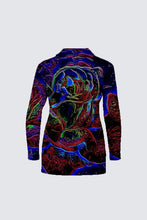 Load image into Gallery viewer, Floral Embosses: Roses 01-01 Designer Plus Size Mia Sweater Knit Tunic