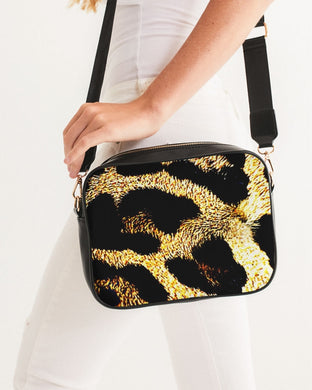TRP Leopard Print 01 Designer Faux Leather Crossbody Bag