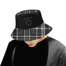 Load image into Gallery viewer, Yahuah-Tree of Life 02-04 + Digital Plaid 01-06A Men&#39;s Designer Bucket Hat