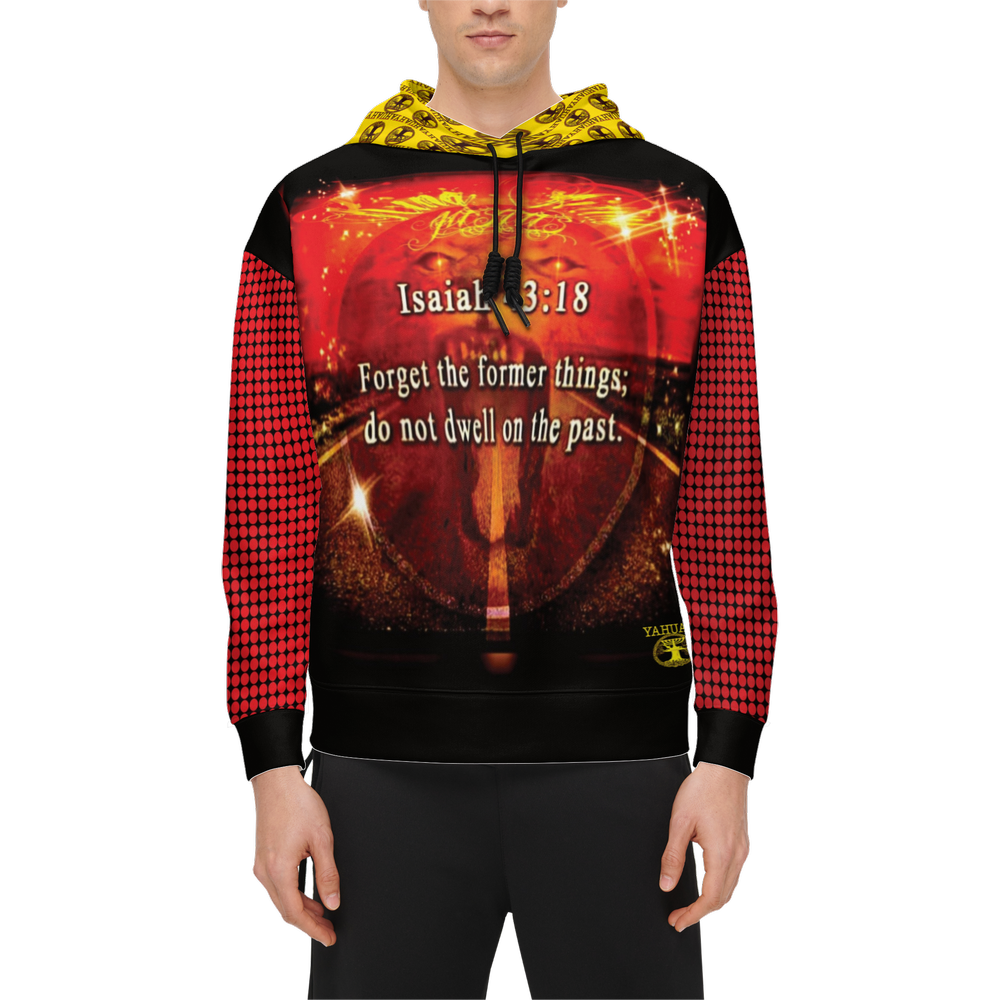 Forget The Past Men’s Designer Relaxed Fit Pullover Hoodie
