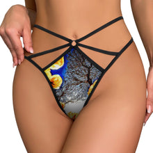 Load image into Gallery viewer, Floral Embosses: Tulip Daydream 01 Designer T-back Thong (3 styles)