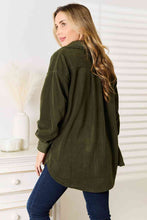 Load image into Gallery viewer, Heimish Cozy Girl Army Green Shacket