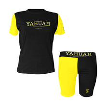 Load image into Gallery viewer, Yahuah-Name Above All Names 02-02 Designer Yoga Shorts Set