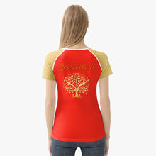 Load image into Gallery viewer, Yahuah-Tree of Life 01 Elected Ladies Designer Round Neck T-shirt