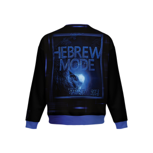 Hebrew Mode - On 01-06 Men’s Designer Relaxed Fit Front Patch Sweatshirt