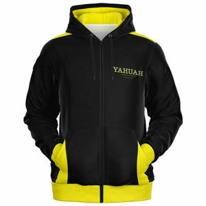 Yahuah-Name Above All Names 02-02 Designer Fashion Unisex Full Zip Hoodie