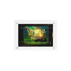 Yahuah Yahusha 03-01 Designer Acrylic Magnetic Photo Frame 7" (W) x 5" (H)