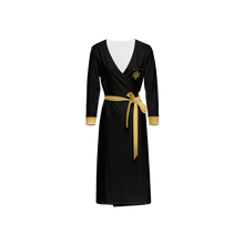 Load image into Gallery viewer, Yahuah-Tree of Life 01 Elect Designer ¾ Sleeve Wrap Maxi Dress