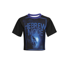 Load image into Gallery viewer, Hebrew Mode - On 01-06 Designer Cropped High Performance SORONA® T-shirt