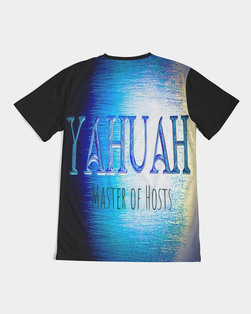 Yahuah-Master of Hosts 01-01 Camiseta con cuello redondo de diseñador para hombre