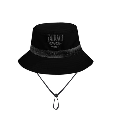 Yahuah-Name Above All Names 01-01 Designer Modern Brim Unisex Bucket Hat