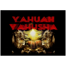 Load image into Gallery viewer, Yahuah Yahusha 02 Horizontal Brushed Aluminum Print 3.2ft (W) x 2.2ft (H)