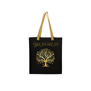 Yahuah-Tree of Life 01 Elect Designer Woven Texture Tote Bag
